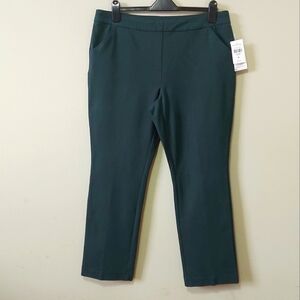 Northern Reflections Pant Size 16 Green Comfort Tummy Shaper Ankle Length